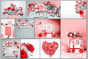 Red passion BUNDLE 32 photos, a Background Photo by VICUSCHKA (Thumbnail 2 of 5)