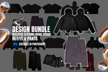 Design Bundle Clothing Mockup