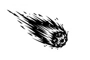 Fire Meteor Comet Silhouette Bundle, an Illustration by Designs_River (Thumbnail 34 of 51)