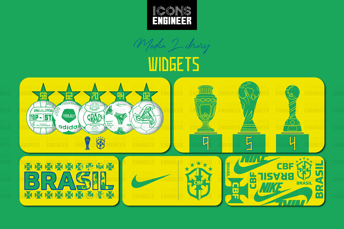 Brazil Theme Pack | Home Kit, an Icon by IconsEngineer (Photo 4 of 11)
