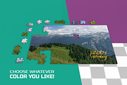 Mockup Puzzle, a Print Template by Popova_Irina (Thumbnail 3 of 4)