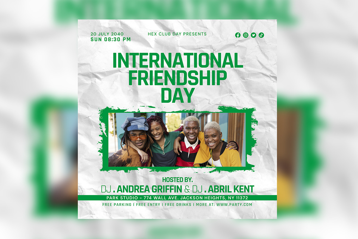 International Friendship Day!, a Flyer Template by FlyeredTemplate (Photo 3 of 4)