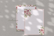 Floral Notepad Template | 33 Designs, a Stationery Template by slowlivecreate (Thumbnail 1 of 15)