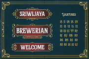 Stanford Breath - With Extras, a Serif Font by Arterfak Project (Thumbnail 9 of 12)