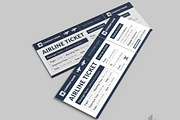 Airline Ticket Template, a Stationery Template by ContestDesign (Thumbnail 3 of 3)
