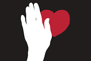 Minimalist Love Poster, a Decorative Illustration by PsychocheArt (Thumbnail 3 of 4)