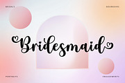 Bastrid Script, a Script Font by Attract Studio (Thumbnail 2 of 10)