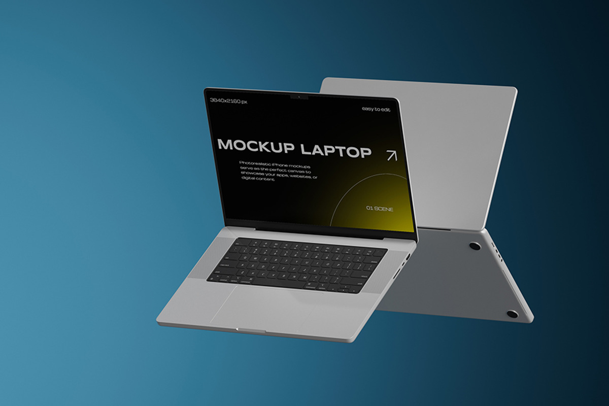Laptop Mockup, a Mac Mockup by Pixel_Vision_Store (Photo 4 of 5)