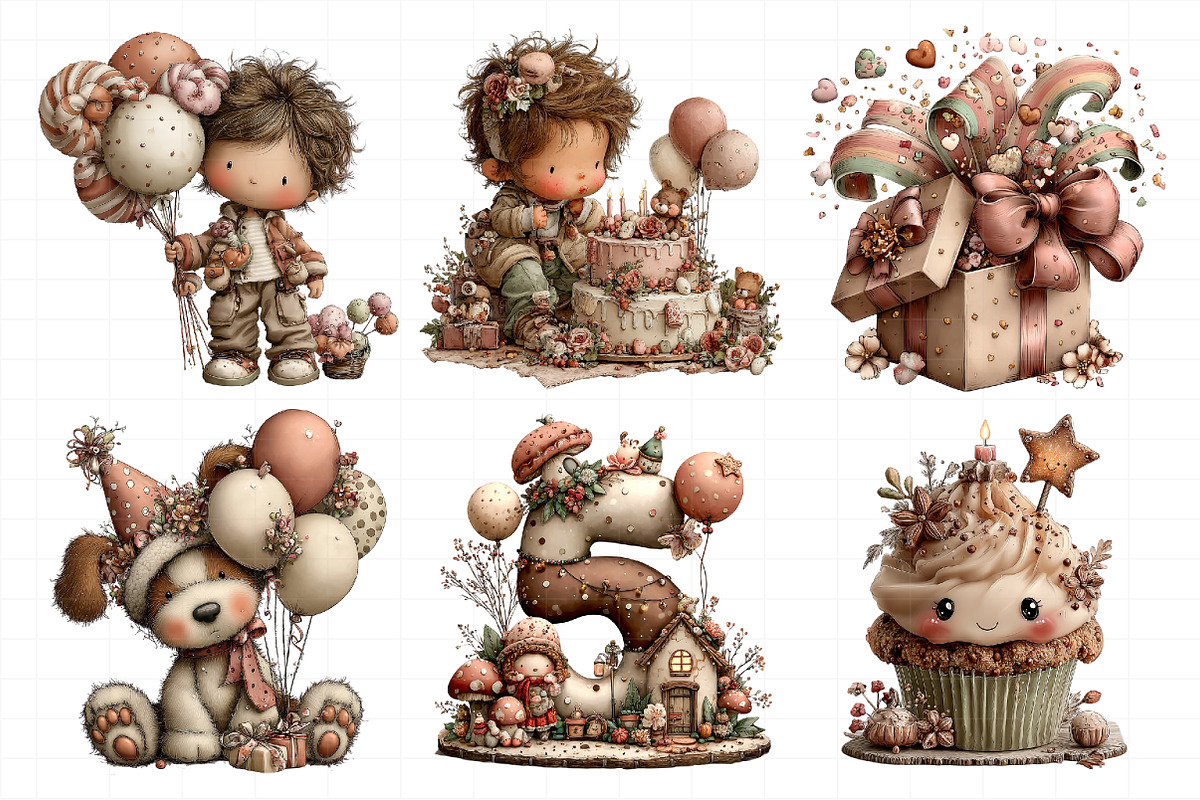 Whimsical Kids Birthday Celebration, an Illustration by Daily.Designs (Photo 4 of 7)