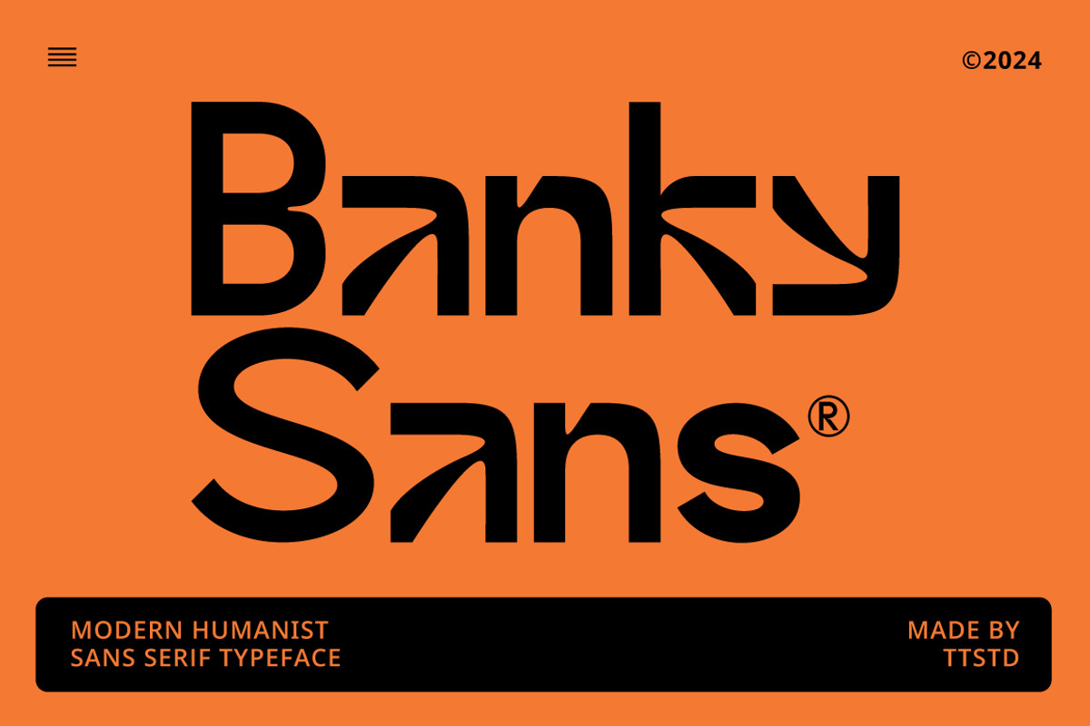 Banky Modern Humanist Sans, a Sans Serif Font by tebaltipislab