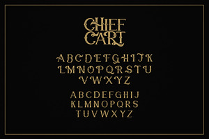 Chief Cart Vintage Typeface