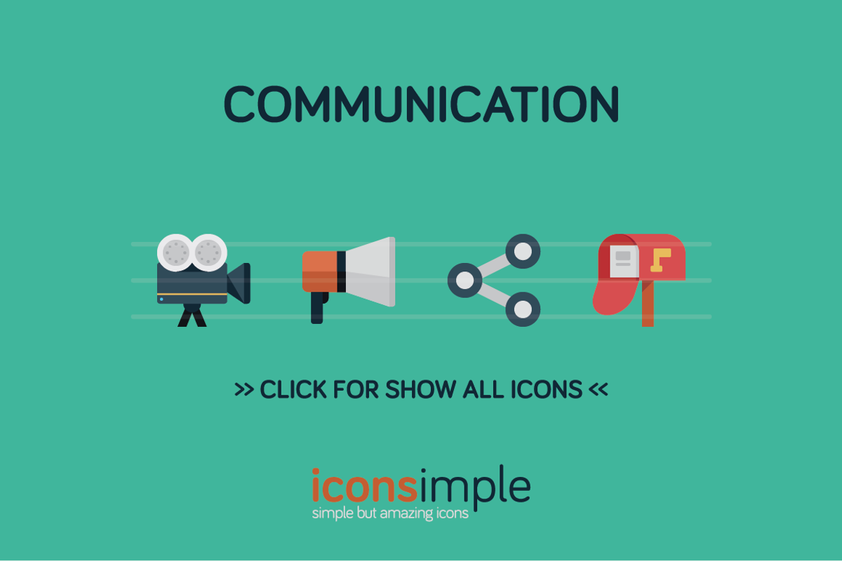 iconsimple: communication, an Icon by Pixan Graphics