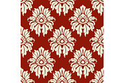 Beige floral seamless pattern, a Pattern Graphic by Vector Tradition (Thumbnail 3 of 3)