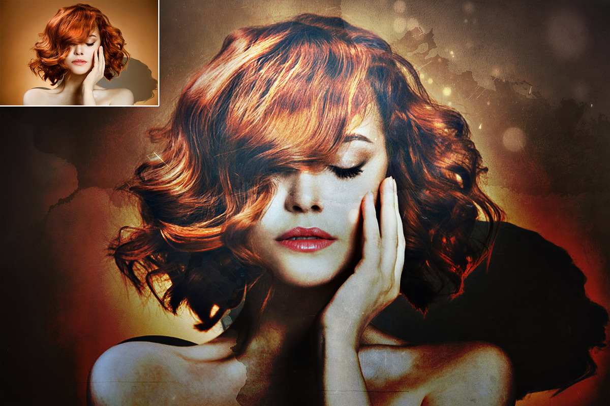 Vintage Grunge Photo FX Generator, a Graphic by the little wonder shop (Photo 6 of 10)
