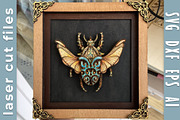 DIY Beetle Wall Art Insect Laser Cut, an Illustration by Bubert Art (Thumbnail 1 of 9)