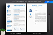 One Page Modern Resume Template, a Resume Template by A1RESUME (Thumbnail 3 of 4)