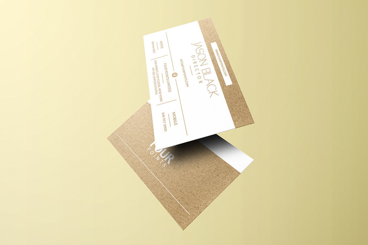 Elegant Kraft Business Card, a Business Card Template by Marvel (Photo 3 of 6)