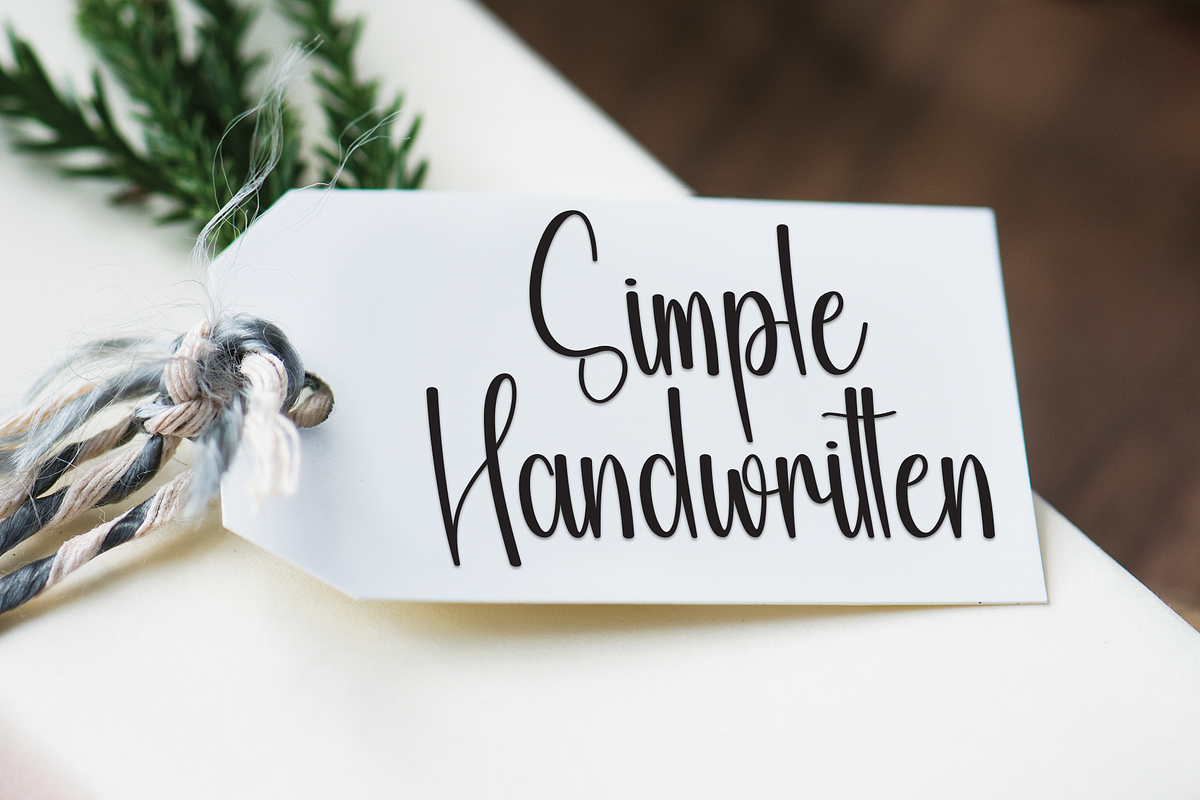 Happyday | Script Font, a Handwritten Font by Scratchones (Photo 4 of 8)