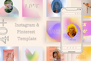 Wink Template, a Social Media Template by The Magic Glow Co. (Thumbnail 1 of 5)