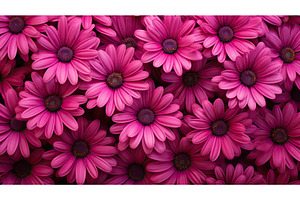 bloom magenta flowers ai generated, a Nature Photo by pikepicture
