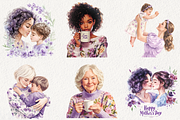 Lavender Mother’s Day Clipart, an Illustration by NadiaTheronArt (Thumbnail 4 of 5)
