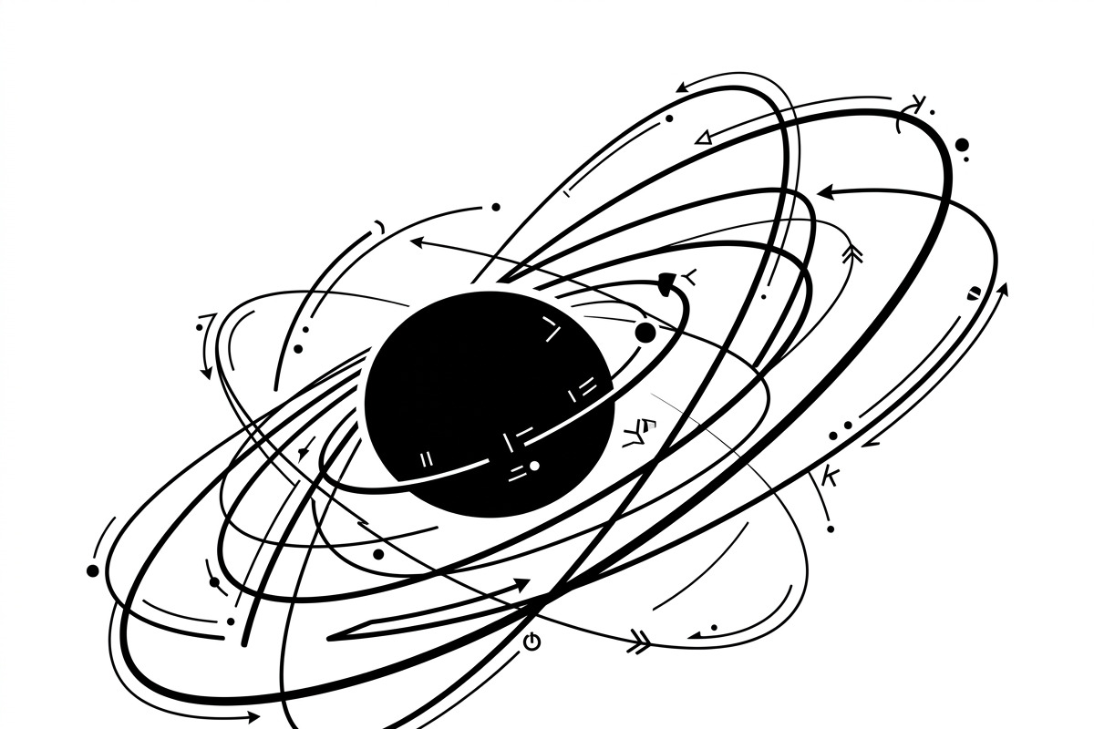 60 Planet Orbit Abstract Silhouette, an Empty State Illustration by Amazin_art (Photo 5 of 17)
