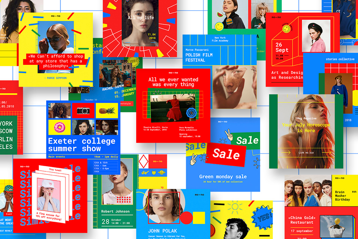 Mono Social Media Kit, a Social Media Template by Amirzhanuly (Photo 8 of 13)