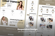 Elliot - Portfolio Landing Page, a Landing Page Template by twinstd (Thumbnail 3 of 5)