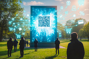 Digital transaction in daylight, a Technology Photo by DanFLCreativo