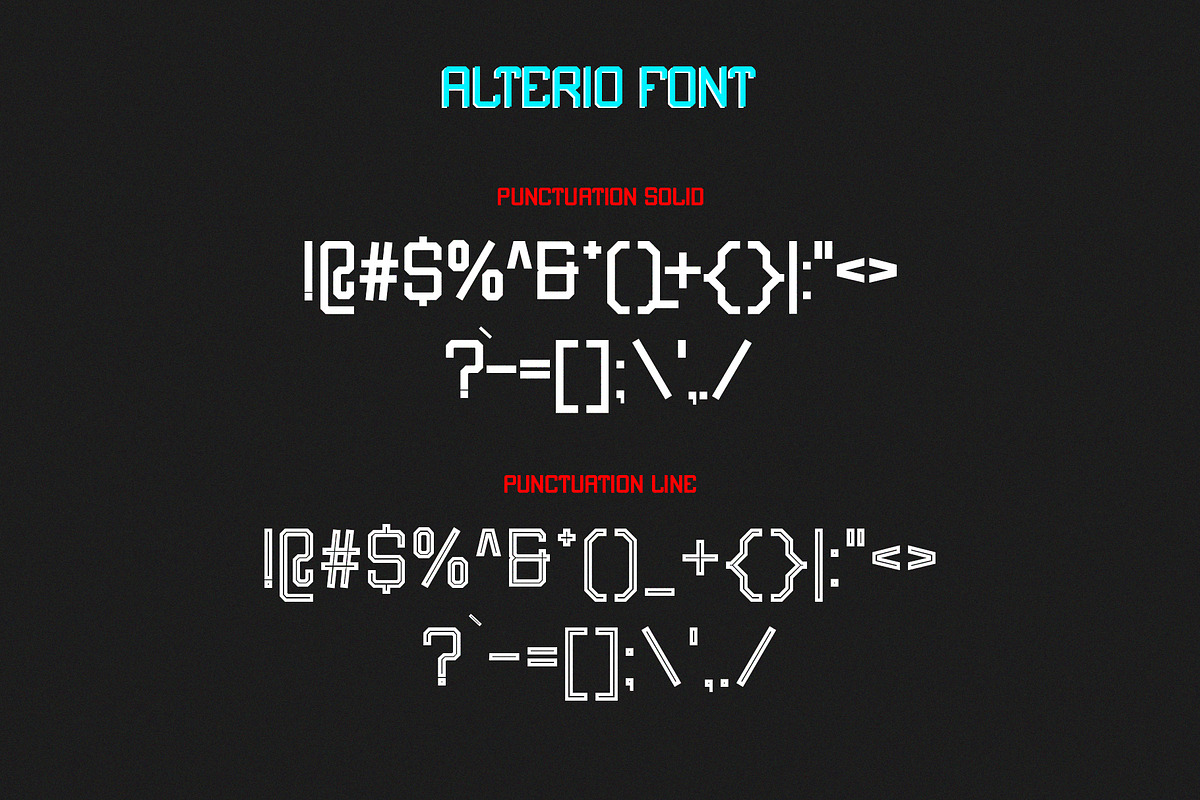 Alterio || Modern Display Font, a Symbol Font by Analogous (Photo 14 of 15)