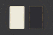 Vector Tarot Card Frame Templates, a Decorative Illustration by PsychocheArt (Thumbnail 5 of 9)