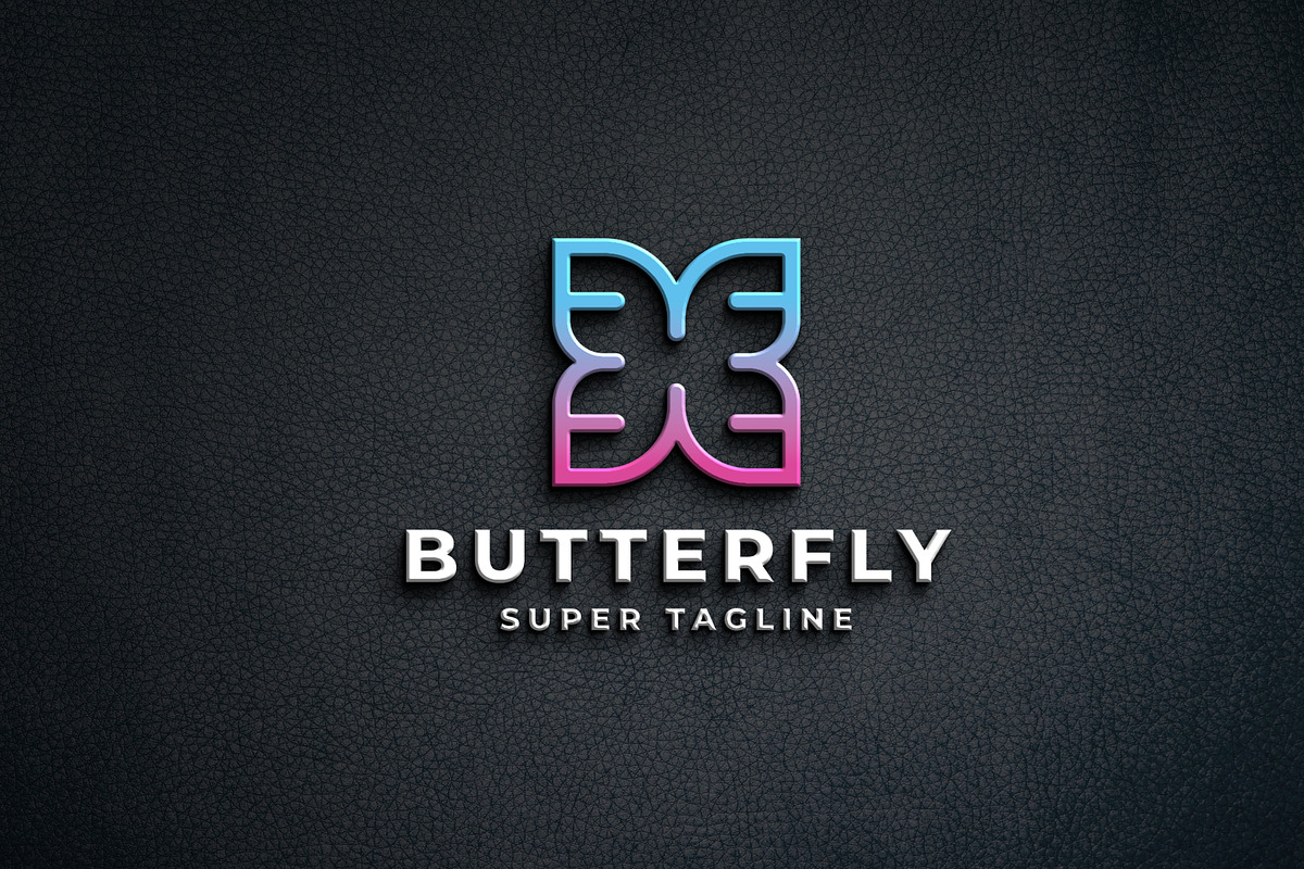 Butterfly Modern Art Butterfly Logo, a Branding & Logo Template by Design_Planet (Photo 1 of 3)
