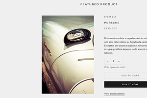 Sport Car - Shopify Theme