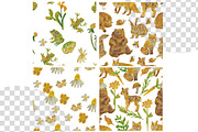 Hand Drawn Kids Crayon Forest Friend, a Pattern Graphic by Lucyinyourheart (Thumbnail 2 of 10)