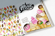Ice Cream watercolor clipart, an Object Graphic by svetlanaARTdreams (Thumbnail 7 of 11)