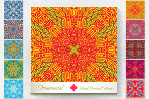 10 Ornamental Patterns. Set#4