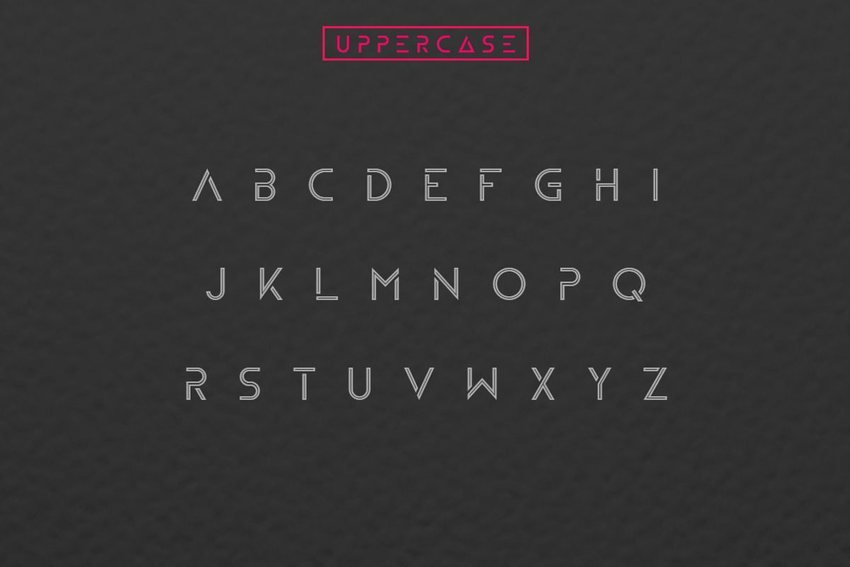 ZELDA typeface (BOLDLINE) preview 2