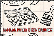 68 Stationery, School + Art Vectors, a Decorative Illustration by Violet LeBeaux (Thumbnail 2 of 3)