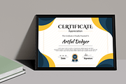 Certificate Template for Award, a Stationery Template by MightyDesign (Thumbnail 1 of 6)