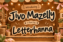 Jivo Mazelly Bouncy Font