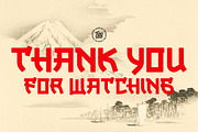 Onari Faux Japanese Font, a Font by twinstd (Thumbnail 10 of 10)