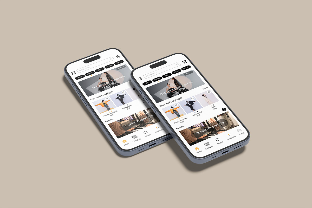 Phone Screen Mockup, an iPhone Mockup by rizalamora (Photo 7 of 11)