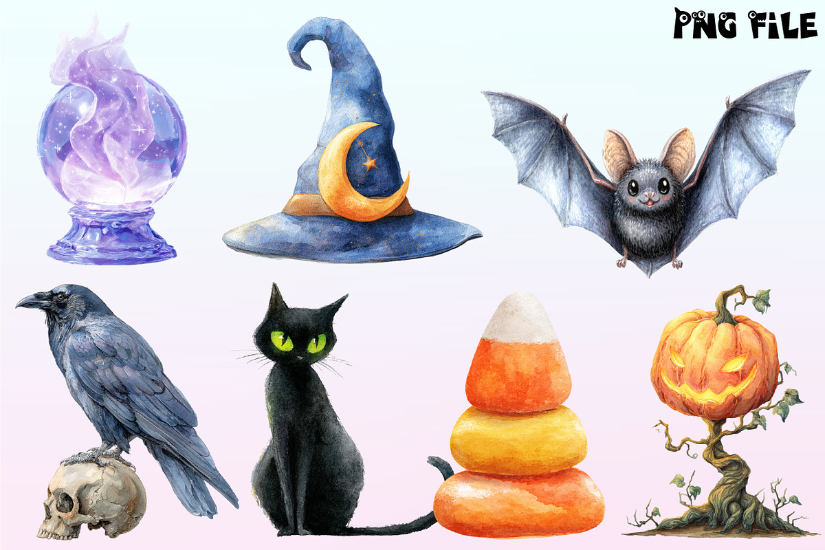Halloween Clipart., a Graphic by CitraGraphics (Photo 2 of 4)