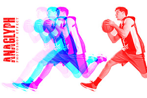 Anaglyph Photoshop Effect, an Action Add-On by S Graphic Studio