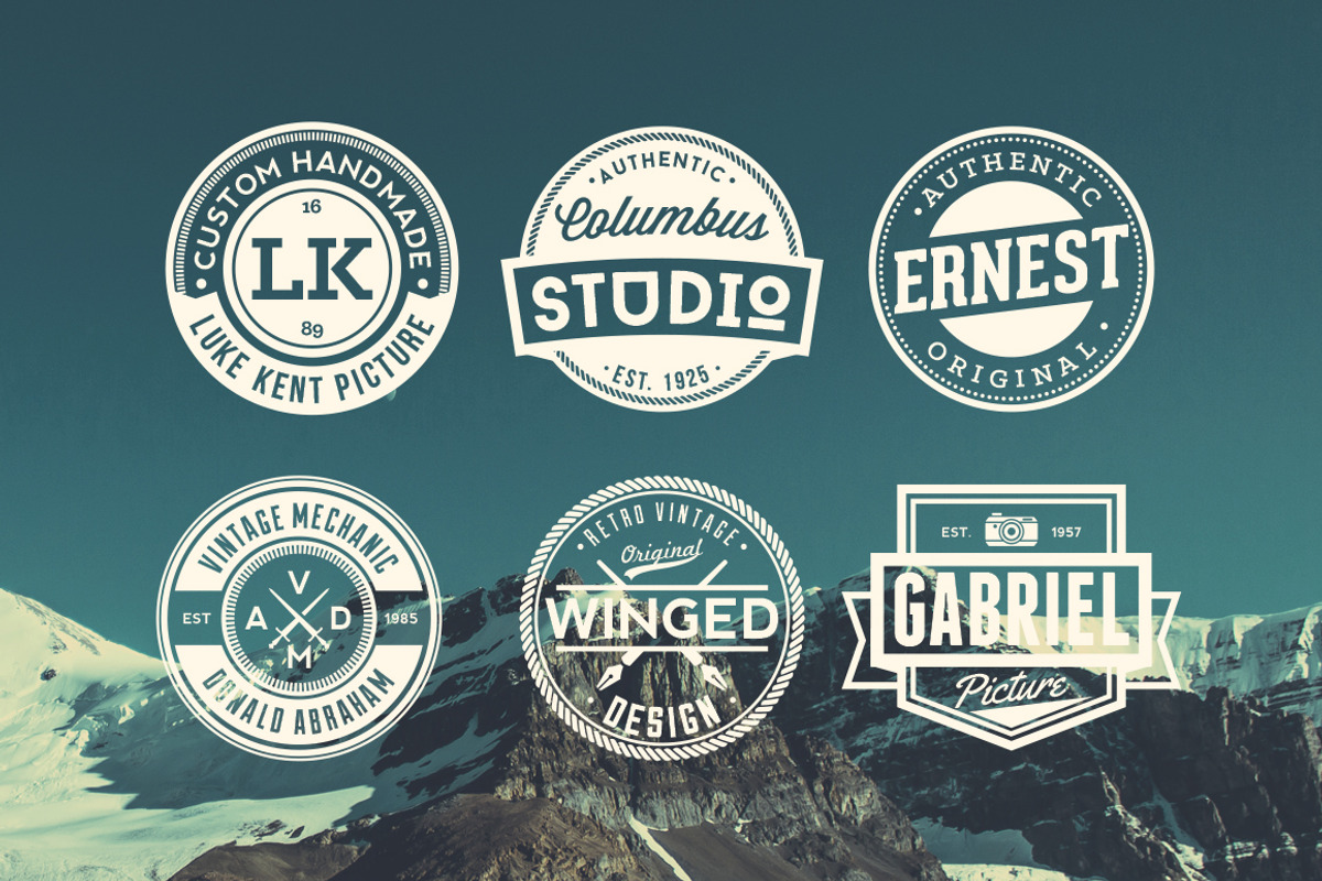 11 Trendy Vintage Badges Volume 3, a Branding & Logo Template by Yusof Mining (Photo 4 of 5)