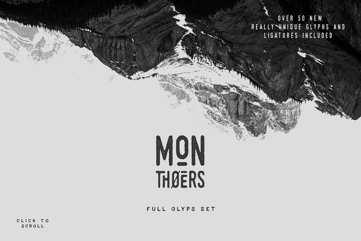 Monthoers Signature - Font Duo preview 5