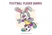Set of Cartoon Bunny_02. T-Shirt., an Animal Illustration by KENO Mascots (Thumbnail 5 of 7)