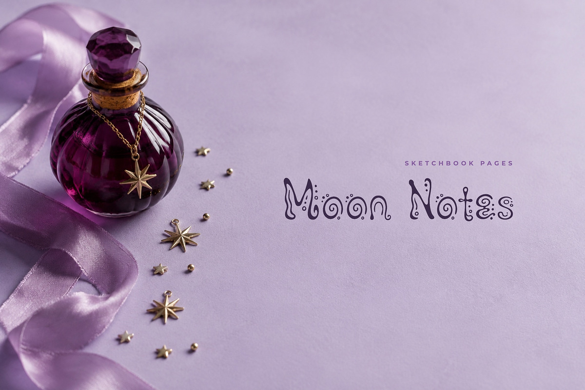 Doodlemyst Mystical Doodle Font, a Handwritten Font by Graphic Spirit (Photo 5 of 8)