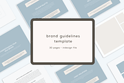 Brand Guidelines Template, a Branding & Logo Template by Figment Branding (Thumbnail 1 of 6)