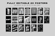 Typographic Poster Layouts No.01, a Poster Template by Evlogiev Studio (Thumbnail 3 of 14)